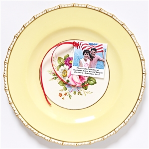 Ronald & Nancy Reagan Personally Owned Porcelain Dessert Plate