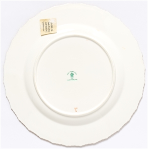 Ronald & Nancy Reagan Personally Owned Porcelain Dessert Plate