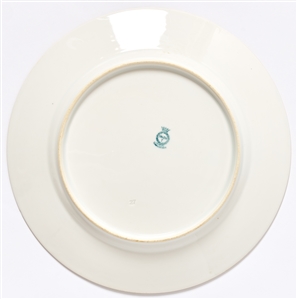 Ronald & Nancy Reagan Personally Owned Porcelain Cabinet Plate