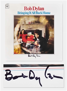 Bob Dylan Signed Album Bringing It All Back Home -- With a COA From Jeff Rosen