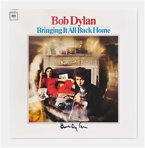 Bob Dylan Signed Album ''Bringing It All Back Home'' -- With a COA From Jeff Rosen