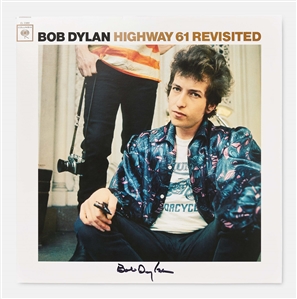 Bob Dylan Signed Album ''Highway 61 Revisited'' -- With Jeff Rosen COA
