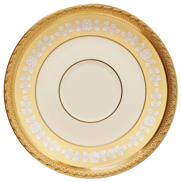 Bill Clinton White House China Tea Saucer to Honor the 200th Anniversary of the White House