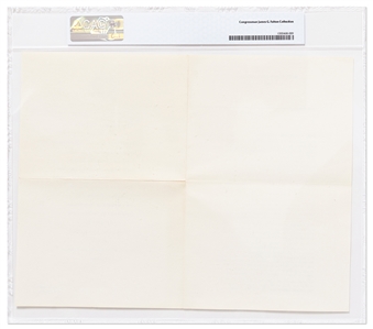 Original Apollo 11 Launch Invitation -- Encapsulated by CAG