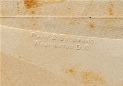 Ulysses S. Grant Handwritten Envelope as President on Executive Mansion Stationery