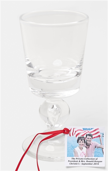 Ronald & Nancy Reagan Cordial Glass by the Luxury Glassmaker Steuben