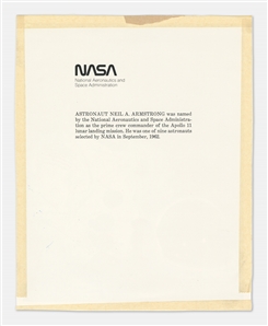 Apollo 11 Crew-Signed White Spacesuit Photos -- Each Photo Uninscribed -- With Zarelli COAs for All Three Photos