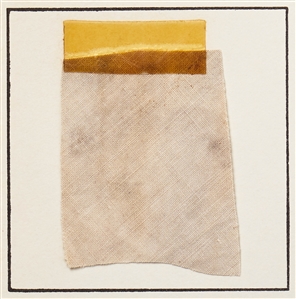 Large Fabric Swatch From the First Airplane, the Wright Flyer -- Part of the Wing Fabric Personally Saved by Orville Wright