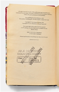 First Edition, First Printing Hardback of ''Harry Potter and the Philosopher's Stone'' by J.K. Rowling -- One of Only 500 Copies, the Book That Started It All