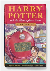 First Edition, First Printing Softcover of Harry Potter and the Philosopher's Stone by J.K. Rowling