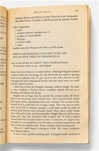 First Edition, First Printing Softcover of Harry Potter and the Philosopher's Stone by J.K. Rowling