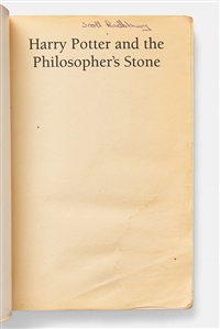 First Edition, First Printing Softcover of Harry Potter and the Philosopher's Stone by J.K. Rowling