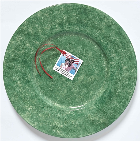 Ronald & Nancy Reagan Personally Owned Charger Plate