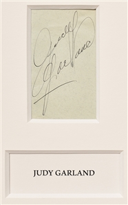 Judy Garland, Bert Lahr, Ray Bolger & Jack Haley Signed Display for ''The Wizard of Oz'' -- With PSA, Beckett & JSA COAs for All Signatures