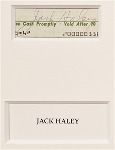 Judy Garland, Bert Lahr, Ray Bolger & Jack Haley Signed Display for ''The Wizard of Oz'' -- With PSA, Beckett & JSA COAs for All Signatures