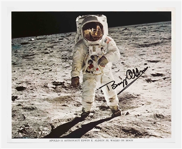Buzz Aldrin Signed 10'' x 8'' ''Visor'' Photo, Without Inscription -- With Zarelli COA