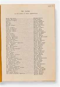 Original and Complete ''Gone With the Wind'' Final Shooting Script