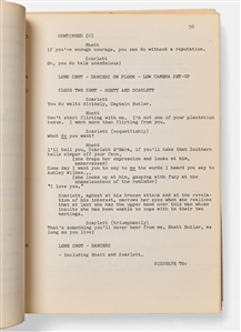 Original and Complete ''Gone With the Wind'' Final Shooting Script