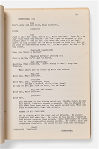 Original and Complete ''Gone With the Wind'' Final Shooting Script