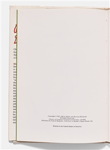 Norman Rockwell Signed First Edition of His Book, ''Willie Was Different: The Tale of an Ugly Thrushling''