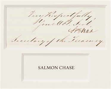 Abraham Lincoln & His Entire Cabinet Signed Display with a Photograph of the Reading of the Emancipation Proclamation -- Measures Over 39'' x 32''