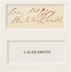 Abraham Lincoln & His Entire Cabinet Signed Display with a Photograph of the Reading of the Emancipation Proclamation -- Measures Over 39'' x 32''