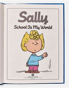 Charles Schulz Signed First Edition of ''Peanuts'' Book Featuring Sally at School