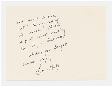 Ruth Bader Ginsburg Autograph Note Signed on Her Supreme Court Stationery -- ''...Hard to believe anyone would copy my un-saloned hairdo...''