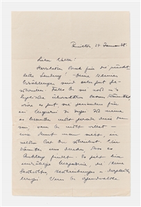 Margot Einstein Lot of Two Autograph Letters Signed in 1933 and 1938 to Composer Walter Kaufmann