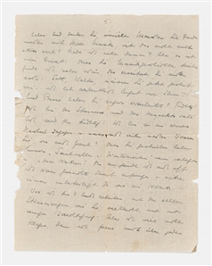 Margot Einstein Lot of Two Autograph Letters Signed in 1933 and 1938 to Composer Walter Kaufmann