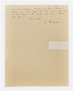 Erwin Schrodinger Autograph Letter Signed, Frustrated with a Fellow Physicist Regarding His Work on Unified Field Theory -- ''...check...whether your astonishingly brief reasoning is really valid...''