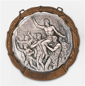 Silver Medal From the 1960 Rome Summer Olympics, Awarded for Canoeing