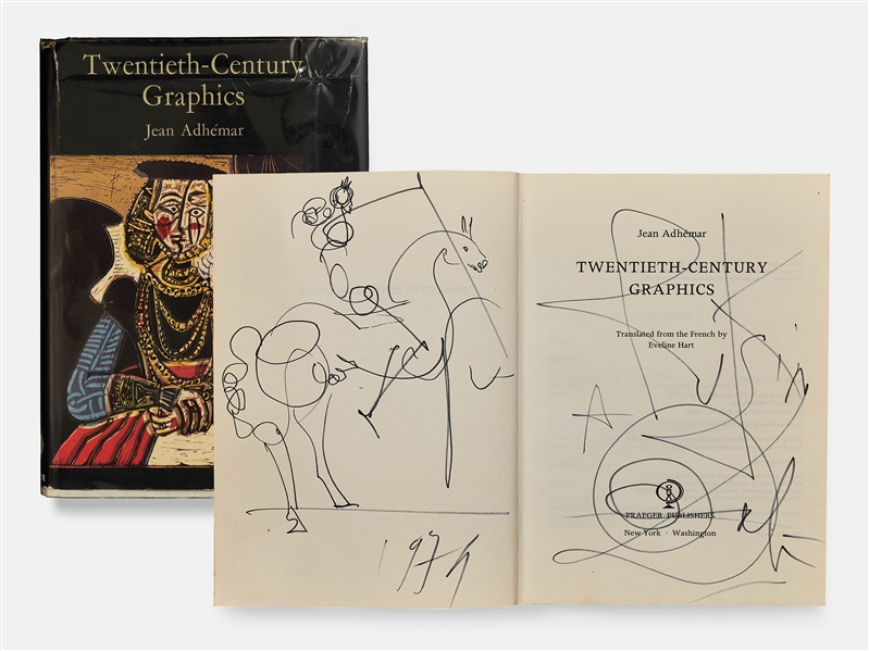 Salvador Dali Original Signed Artwork of Don Quixote, Riding His Horse with Sword Drawn