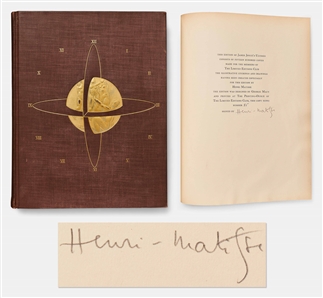 Henri Matisse Signed Limited Edition of Ulysses by James Joyce, Based on Homers The Odyssey -- Oversized Edition Contains 26 Illustrations by Matisse, Including 6 Soft-Ground Etchings