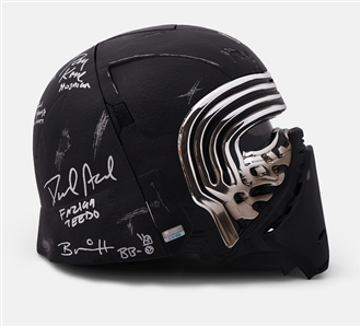 ''Star Wars: The Force Awakens'' Cast-Signed Kylo Ren Helmet -- Signed by Adam Driver and 12 More Cast Members -- With Celebrity Authentics COAs