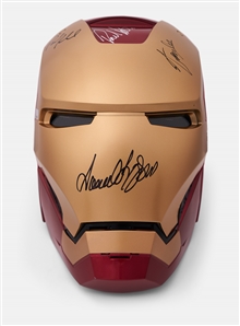 Stan Lee & Avengers Cast-Signed ''Iron Man'' Helmet -- With Celebrity Authentics COAs