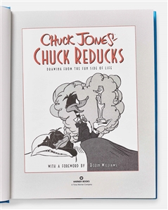 Chuck Jones Signed Sketch of Bugs Bunny -- Drawn Within a First Edition of ''Chuck Reducks''