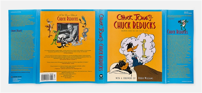 Chuck Jones Signed Sketch of Bugs Bunny -- Drawn Within a First Edition of ''Chuck Reducks''