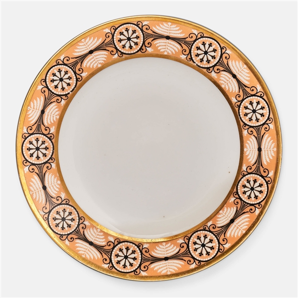 James Madison White House Dessert Plate in Near Fine Condition -- The First Set of Presidential China to Be Used in the White House After Its Destruction in the War of 1812
