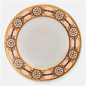 James Madison White House Dessert Plate in Near Fine Condition -- The First Set of Presidential China to Be Used in the White House After Its Destruction in the War of 1812