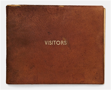 Guestbook Signed by Humphrey Bogart, Lauren Bacall, Orson Welles & 400 More Including the King of Sweden