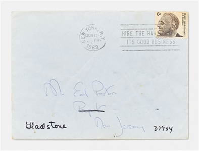 Jackie Kennedy Handwritten Envelope from 1969