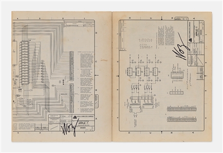 Steve Wozniak Twice-Signed Original Apple-1 Operation Manual from 1976