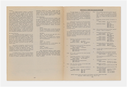Steve Wozniak Twice-Signed Original Apple-1 Operation Manual from 1976