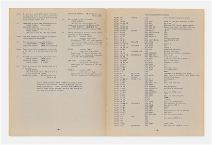 Steve Wozniak Twice-Signed Original Apple-1 Operation Manual from 1976
