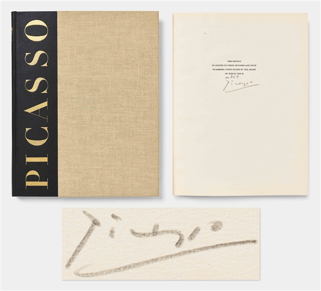Pablo Picasso Signed Limited Edition of Picasso: The Recent Years 1939-1946 -- Near Fine Condition