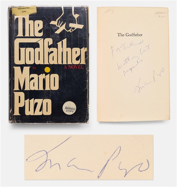 Mario Puzo Signed First Edition of The Godfather with Dust Jacket