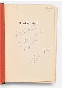 Mario Puzo Signed First Edition of ''The Godfather'' with Dust Jacket